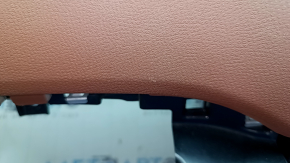 Торпедо передняя панель с AIRBAG Volkswagen ID.4 21-22 черно-коричневая, потертости, трещины