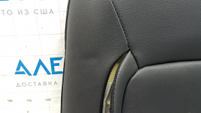 Обшивка спинки водительского сидения Mazda CX-5 17-23 кожа черная, подогрев, перфорация, вмятины