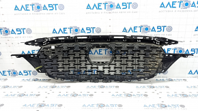 Решетка радиатора grill Mazda CX-5 22-24 Black под радар, треснута