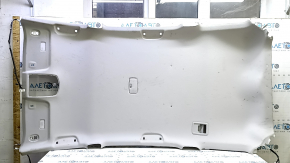 Обшивка потолка Toyota Prius V 12-16 серая, без люка, с плафоном, под химчистку
