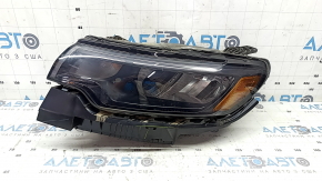 Фара передняя левая в сборе Jeep Compass 22-26 галоген + LED с креплением, царапины