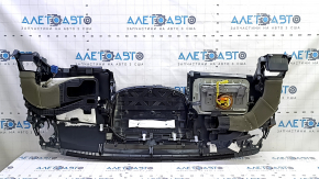 Торпедо передняя панель верхняя часть с AIRBAG Toyota Prius V 12-16 черная, ржавый пиропатрон