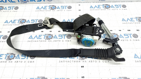 Centură de siguranță șofer Mazda CX-5 21-25 neagră cu tensionator și element de fixare negru, contact cu apa, amortizor ruginit, necesită curățare