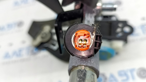 Centură de siguranță șofer Mazda CX-5 21-25 neagră cu tensionator și element de fixare negru, contact cu apa, amortizor ruginit, necesită curățare