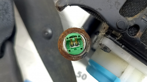 Centură de siguranță șofer Mazda CX-5 21-25 neagră cu tensionator și element de fixare negru, contact cu apa, amortizor ruginit, necesită curățare