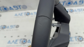 Руль голый Mazda CX-5 20-25 кожа черная, без подогрева, с накладкой, царапины, потерт