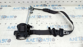 Водительский ремень безопасности с пиропатроном Jeep Compass 19-26 черный с натяжителем