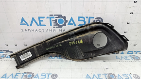 Решетка бампера правая Jeep Compass 22-26 структура под галоген ПТФ, песок