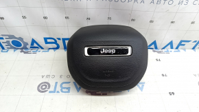 Подушка безопасности airbag в руль водительская Jeep Compass 22-26 черная, ржавый пиропатрон