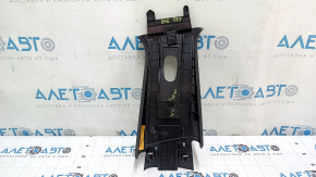 Накладка центральной стойки верхняя ремень левая Jeep Compass 19-26 черная, с заглушкой, царапина