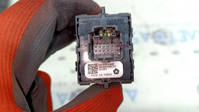 Кнопка паркинга Jeep Compass 22-26 черный глянец, обрамление хром, тычка