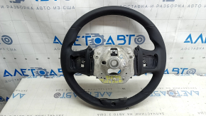 Руль голый Jeep Compass 23-26 кожа, черный, без накладок, следы от чехла