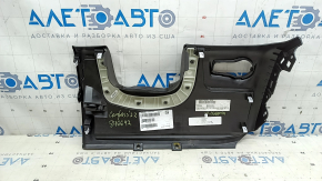 Накладка колени водителя Jeep Compass 22-26 черная, под чистку, царапины