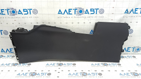 Накладка центральной консоли левая Mazda CX-5 17-25 черная, без каркаса и подлокотника, царапины, потерта, надломано крепление