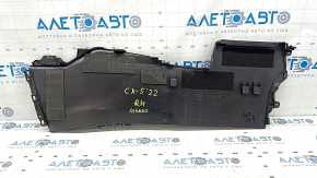 Ornamente consolă centrală dreapta pentru Mazda CX-5 17-25, negru, fără cadru și cotieră, zgârieturi
