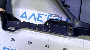 Торпедо передняя панель с AIRBAG Jeep Cherokee KL 14-23 черная, с бокс карманом, надорван уплотнитель, треснута