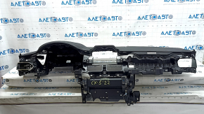 Bord negru Mazda CX-5 17-24 cu airbag, clapetă ruginită, uzată, necesită curățare