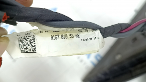 Зеркало боковое левое в сборе Mercedes W167 GLE 350 450 20-23 10+8+4+2 поворотник, подогрев, подсветка, BSM, камера, автозатемнение, черное, в клее, царапины, контакт с водой, окислены фишки