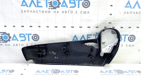 Накладка боковая пассажирского сидения правая Toyota Prius V 12-17 черная, побелел пластик