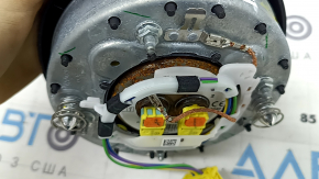 Подушка безопасности airbag в руль водительская Mercedes W167 GLE 350 450 20-23 черная, ржавый пиропатрон, царапина