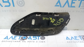 Решетка заднего бампера правая Audi Q5 80A 18-20 структура, с хромом, полез хром