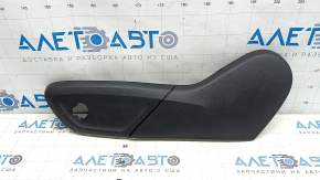 Ornamente scaun șofer, stânga jos, Mercedes W167 GLE 350 450 20-24, 2 piese, negru, zgârieturi