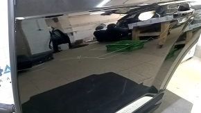 Дверь в сборе задняя левая Audi Q7 16-26 алюминий, keyless, quattro, черный L041, царапины