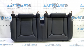 Parte inferioară banchetă spate rând 3 Audi Q7 16-19 piele neagră, cu cadru