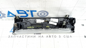 Накладка передней панели левая Mercedes W167 GLE 350 450 20-26 под темное дерево, с подсветкой