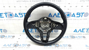 Руль голый Mercedes W167 GLE 350 450 20-23 кожа черная с подогревом, царапины, надрыв, вмятины