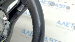 Volan Mercedes W167 GLE 350 450 20-23 din piele neagră, fără încălzire, zgârieturi, rupturi, îndoituri