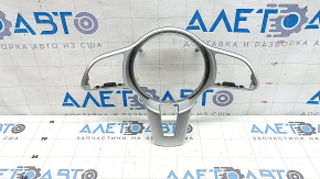 Накладка руля Mercedes W167 GLE 350 450 20-23 хром с черным, царапины