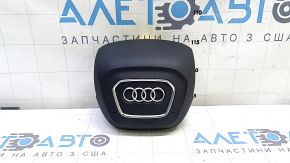 Подушка безопасности airbag в руль водительская Audi Q7 16-20 черная