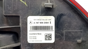 Фонарь внешний крыло правый Mercedes W167 GLE 350 450 20-23 царапины, в клее, повреждение водой, нерабочий