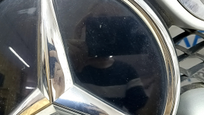 Решетка радиатора в сборе grill Mercedes W167 GLE 350 450 20-23 под радар и камеру, с эмблемой, песок, сломано крепление