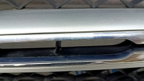 Решетка радиатора в сборе grill Mercedes W167 GLE 350 450 20-23 под радар и камеру, с эмблемой, песок, сломано крепление