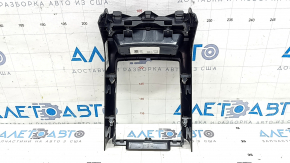 Ornamente consolă centrală spate Mercedes W167 GLE 350 450 20-23, inferioare, negre, cu buzunar, zgârieturi