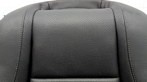 Tapițerie spătar scaun șofer Mercedes W167 GLE 350 450 20-23, piele neagră, perforată, încălzită