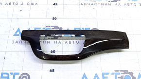 Inserții pentru panoul frontal inferior Audi Q7 16-19 din lemn închis la culoare, tip 2