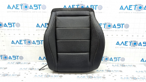Tapițerie spătar scaun șofer Mercedes W167 GLE 350 450 20-23, piele neagră, perforată, încălzită