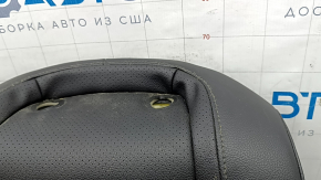 Обшивка спинки пассажирского сиденья Mercedes W167 GLE 350 450 20-23 кожа черная, перфорация, с подогревом, контакт с водой, под чистку
