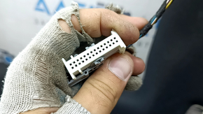 Căptușeală plafon trapă Mercedes W167 GLE 350 450 22-24, neagră, necesită curățare, conectori de cablare oxidați