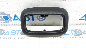 Накладка центральной консоли задняя Mercedes W167 GLE 350 450 20-23 верхняя, кожа черная, трещина в креплении