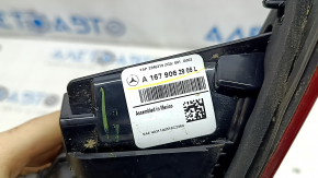 Фонарь внутренний дверь багажника левый Mercedes W167 GLE 350 450 20-23 царапины, в клее, повреждение водой, нерабочий