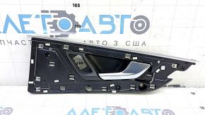 Ручка двери внутренняя задняя правая Audi Q7 16-26 хром, царапина