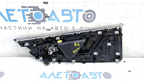 Ручка двери внутренняя задняя правая Audi Q7 16-26 хром, царапина