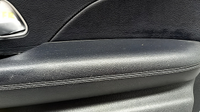 Ornamente ușă, față dreapta, Mercedes W167 GLE 350 450 20-24, piele neagră, cu iluminare din spate, cotieră din piele neagră, inserție din lemn, Burmester, cu mâner, zgârieturi