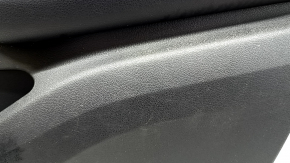 Ornamente ușă, față dreapta, Mercedes W167 GLE 350 450 20-24, piele neagră, cu iluminare din spate, cotieră din piele neagră, inserție din lemn, Burmester, cu mâner, zgârieturi