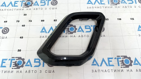 Накладка губы переднего бампера правая Honda CRV 23-26 HEV черный глянец, песок, царапины, сломано крепление