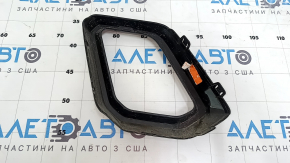Накладка губы переднего бампера правая Honda CRV 23-26 HEV черный глянец, песок, царапины, сломано крепление